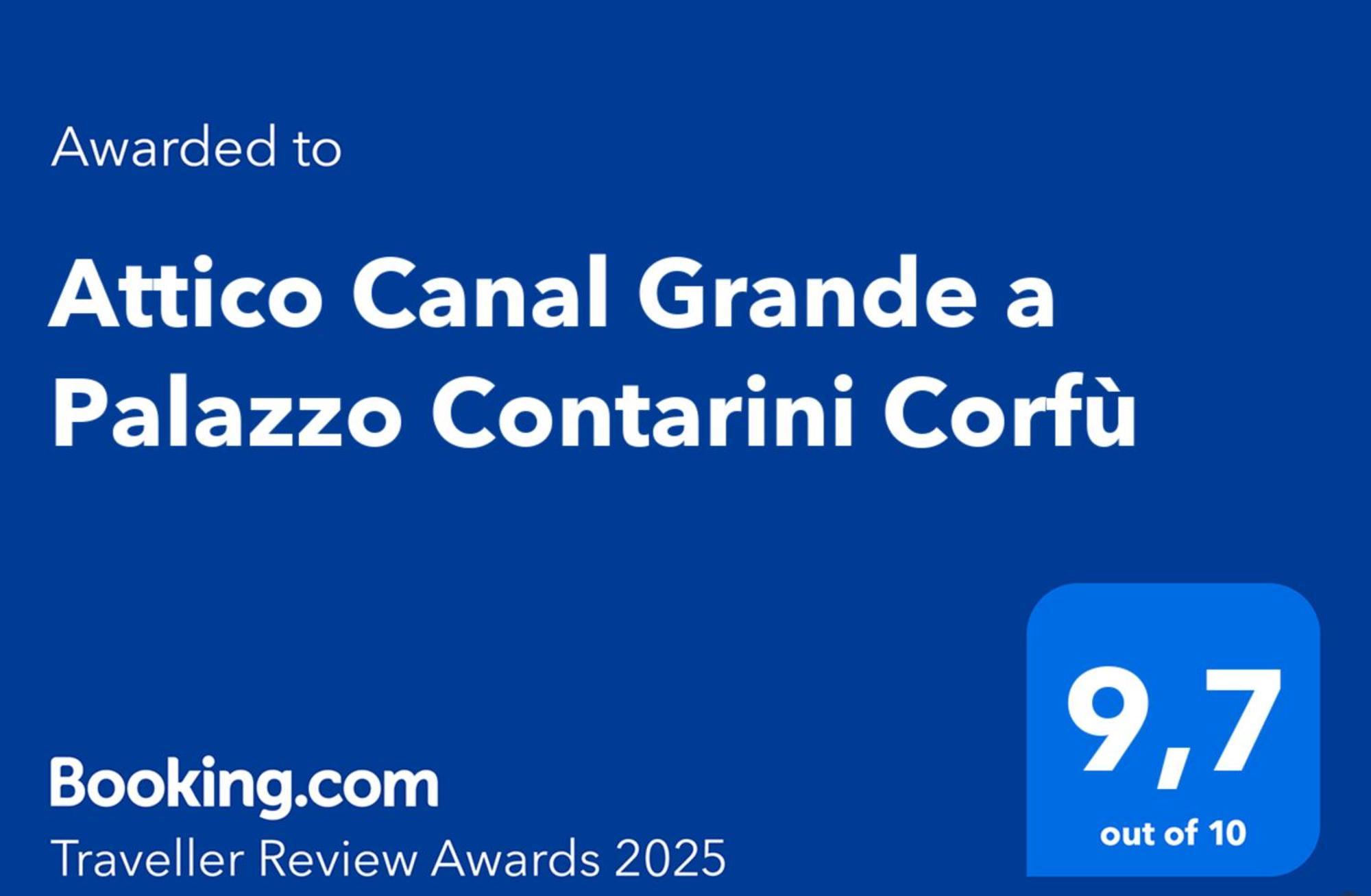 Attico Canal Grande A Palazzo Contarini Corfu Apartment *